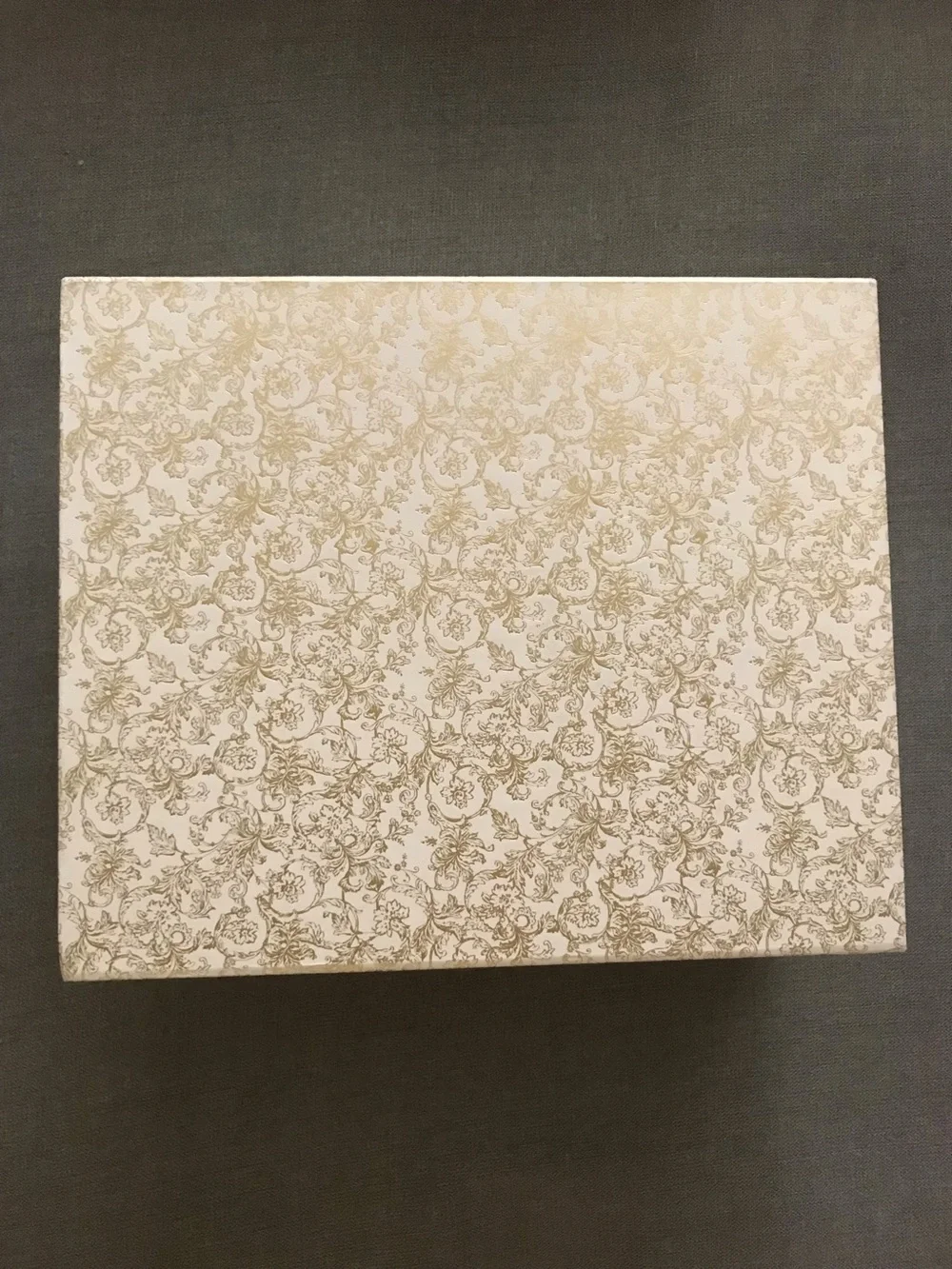 Christian Dior Gold & White Gift Box